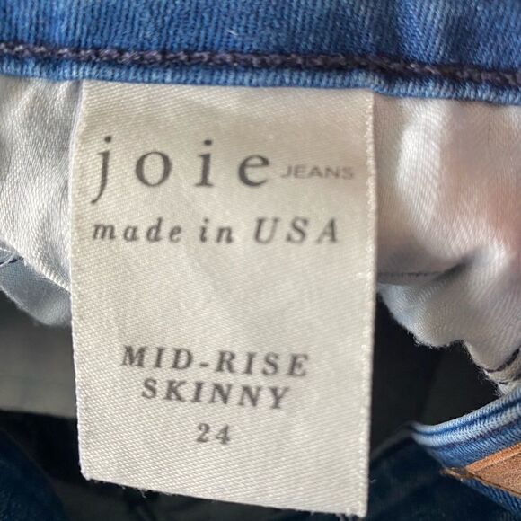 Joie Mid-Rise Women’s Skinny Jeans Size 24 - Picture 5 of 9